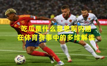 吃瓜是什么意思啊内涵在体育赛事中的多维解读